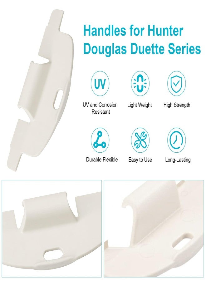 HEBRAR for Hunter Douglas Blind Clips Lite Rise Handle, 3/4" Bottom Rail Handle for Cordless Shade Handle Replacement for Hunter Douglas Duette Window and Applause Cordless Shades 3 Pack - Image 5